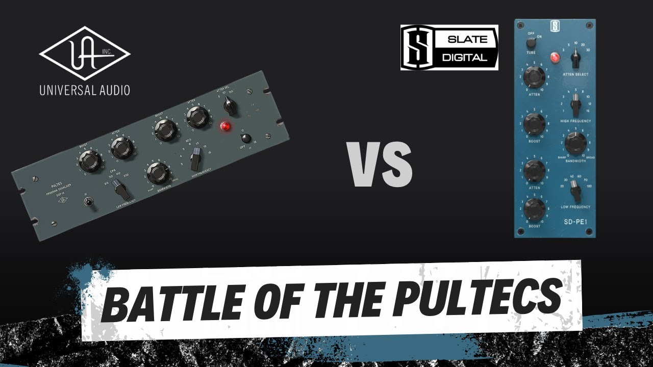 Comparing Pultec EQ Plugins: UAD EQP-1A vs Slate Digital SD-PE1