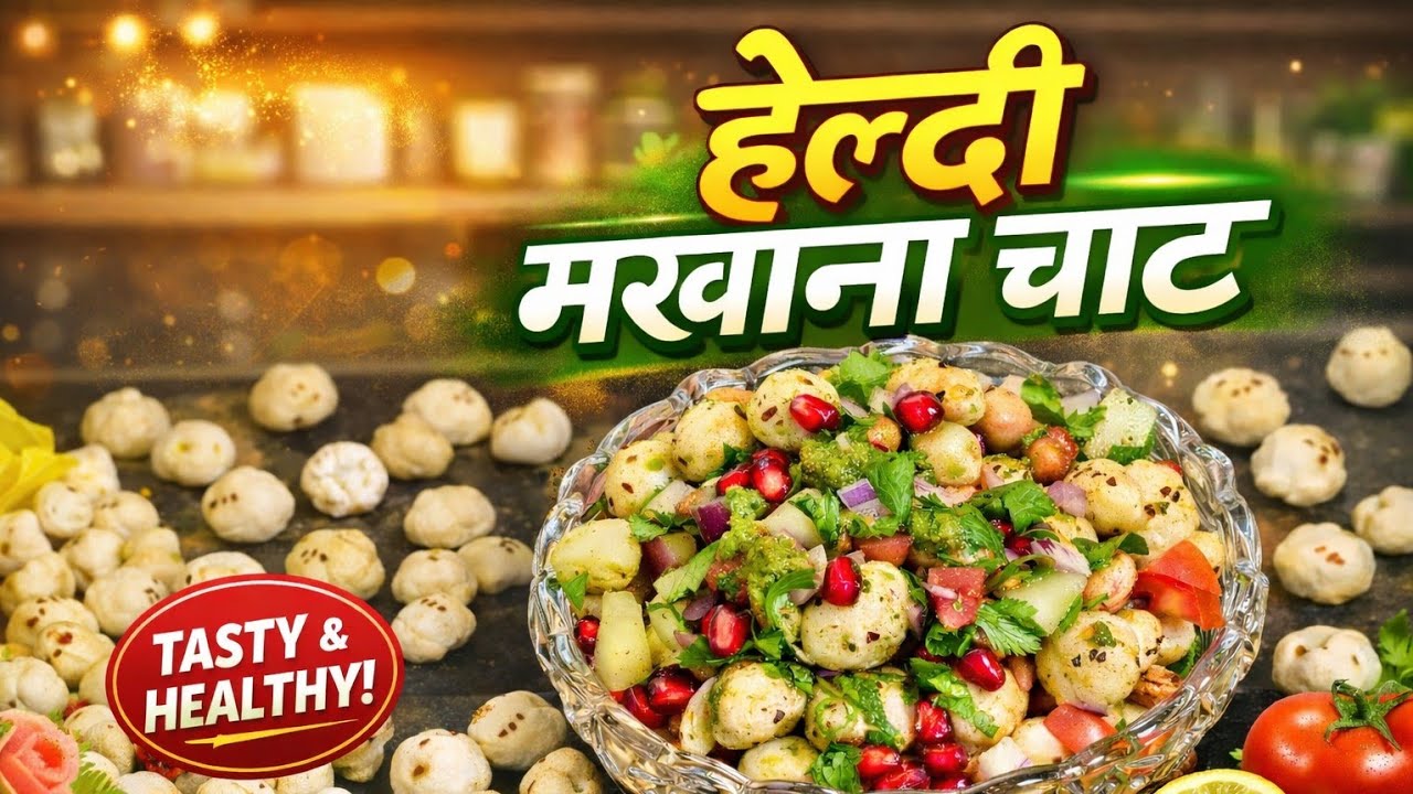 Healthy Makhana Chaat Recipe | Weight Loss Snack | Easy Evening Snack Recipe by CookwithGurmeet 