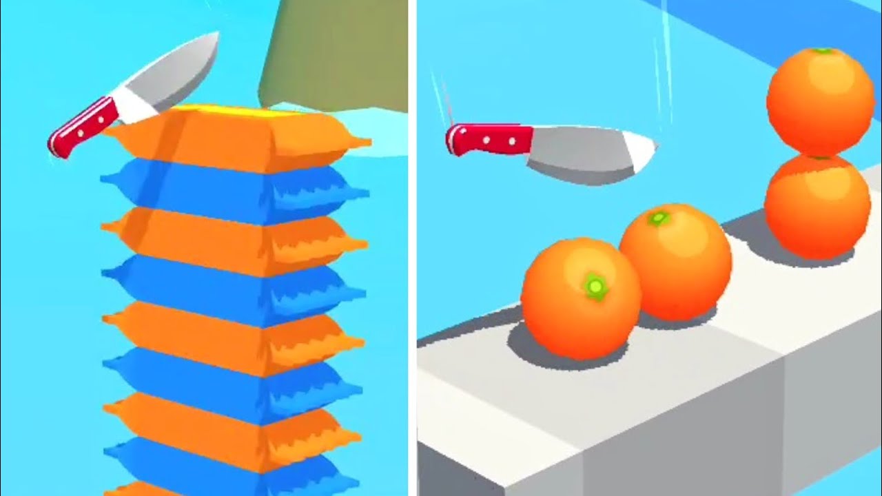 Slice It All Game! Satisfying and Relaxing ASMR Slicing Video