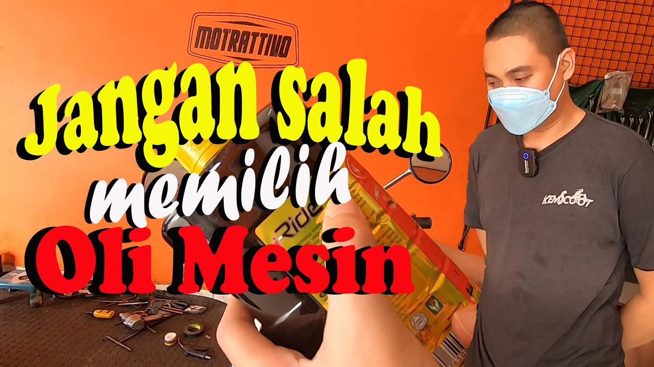 Memilih oli mesin yang tepat untuk Vespa matic