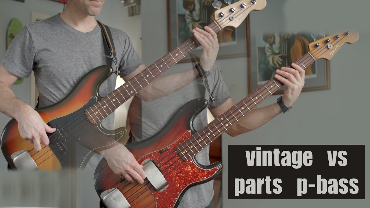 Vintage Fender Bass vs Parts Precision - Hear The Wood!