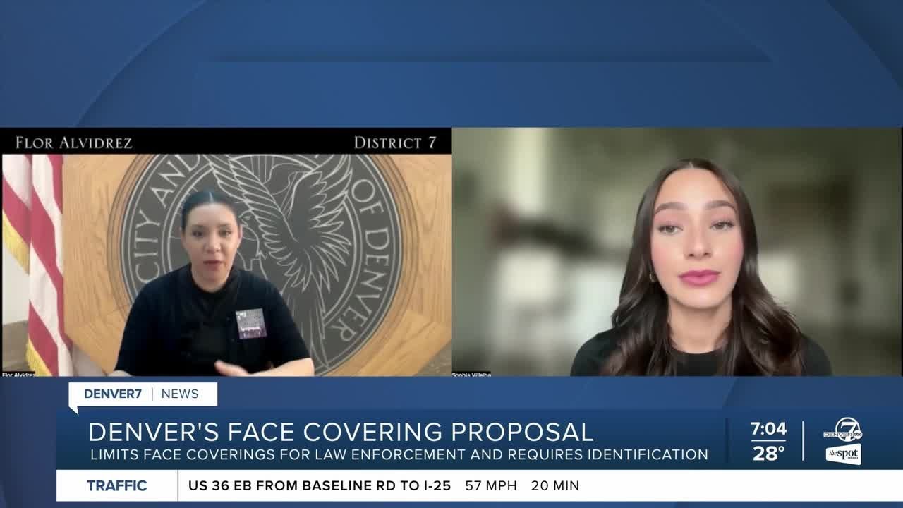 Denver City Council ordinance requiring officers to unmask, identify themselves