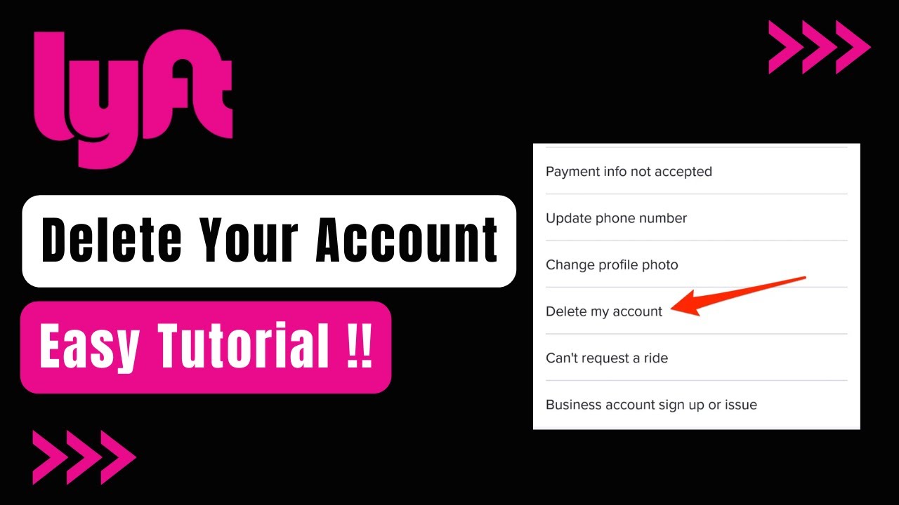 How to Delete Lyft Account !