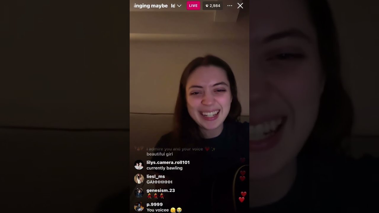 april 6, 2025 | lizzy mcalpine ig live | new songs, joni mitchell, spring into summer