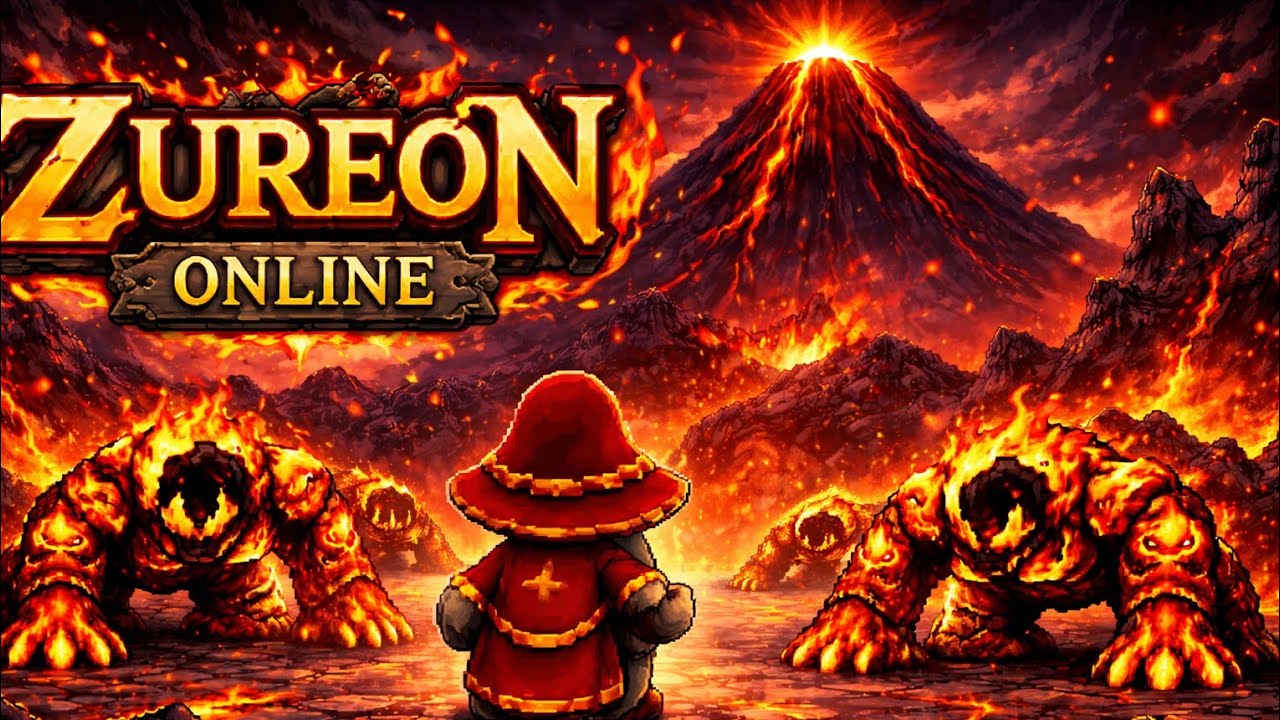 Upando nos golem de lavas ( Zureon Online )