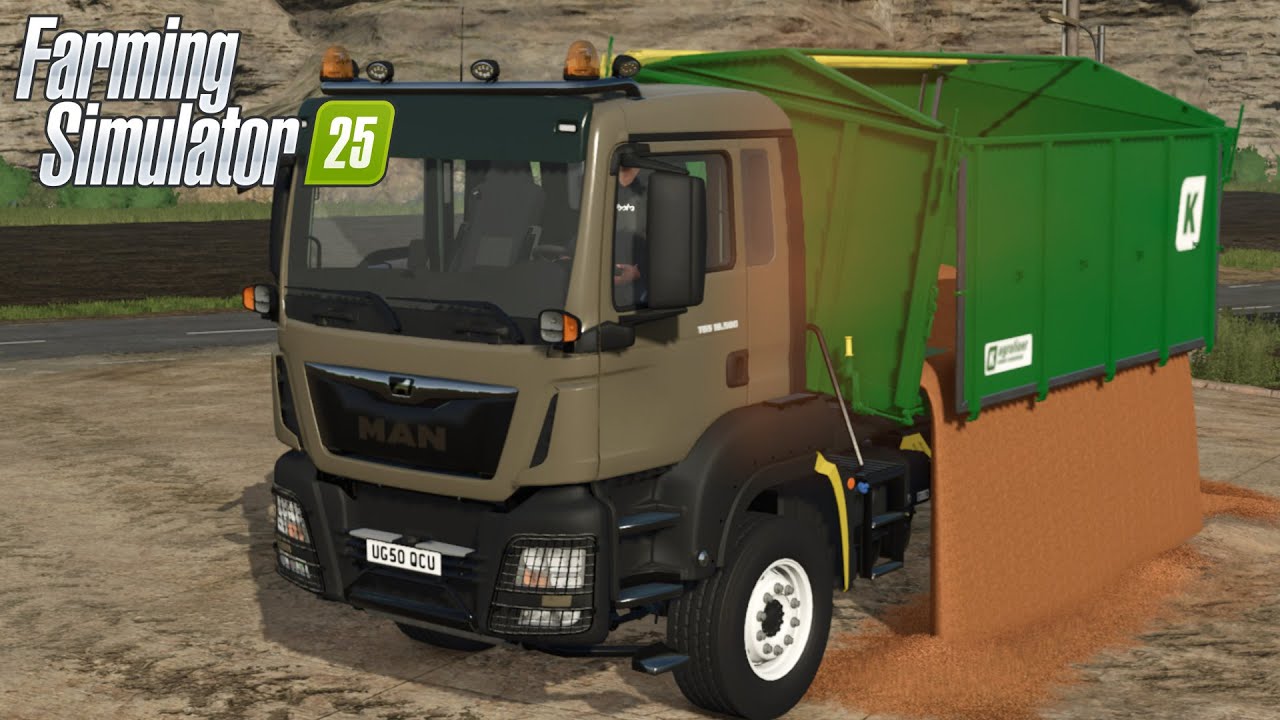 FS25 - MAN TGS AgroTruck - NEW TRUCK MOD for Farming Simulator 2025 GAMEPLAY