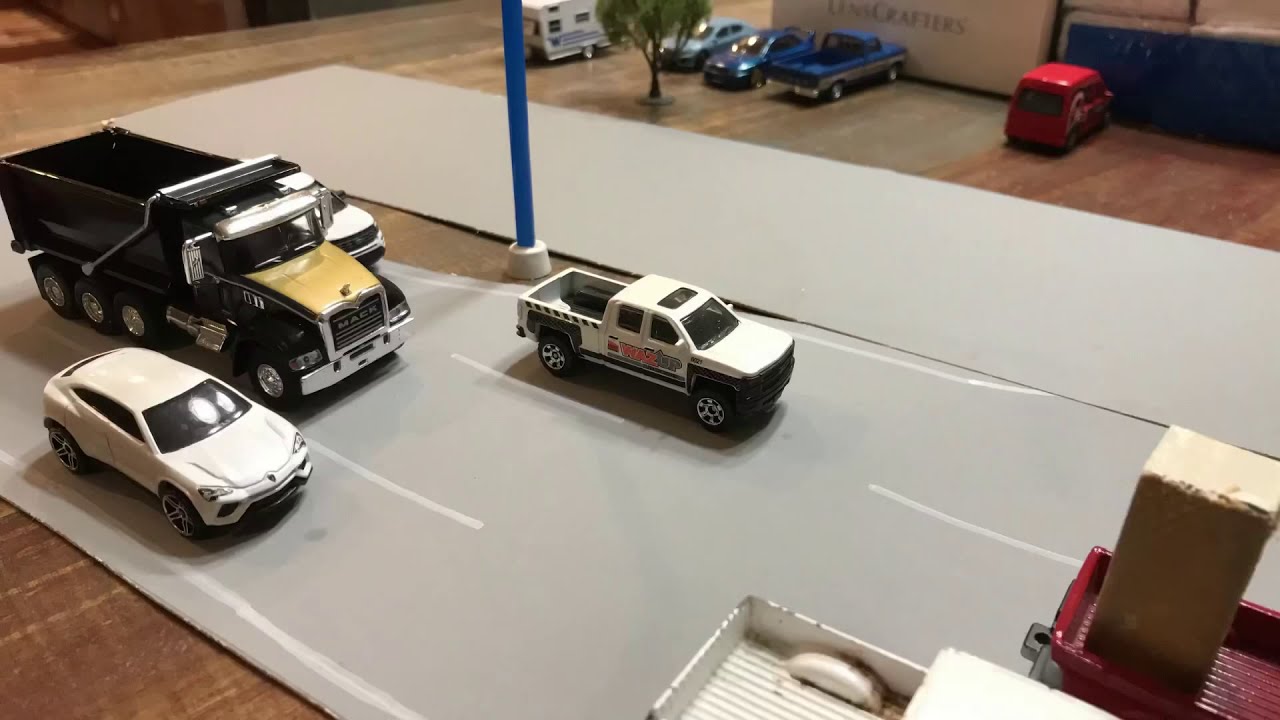 Sierra Blvd (Stop Motion) Traffic Intersection on a Weekday