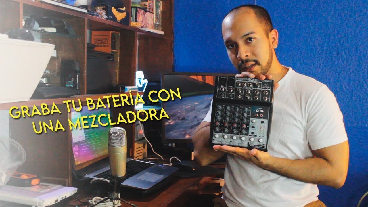 ¿Se puede grabar batería con una mezcladora? | Así lo hice yo