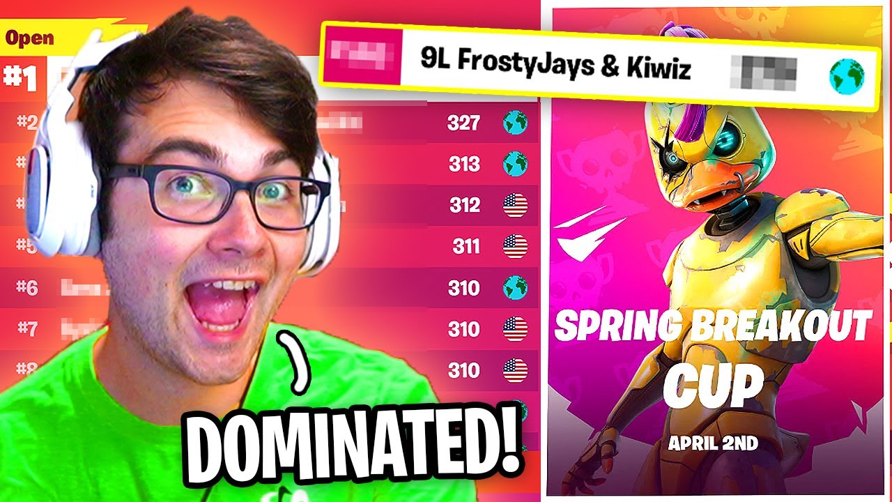 I DOMINATED in the Spring Breakout Cup in Fortnite... (Fortnite Competitive)
