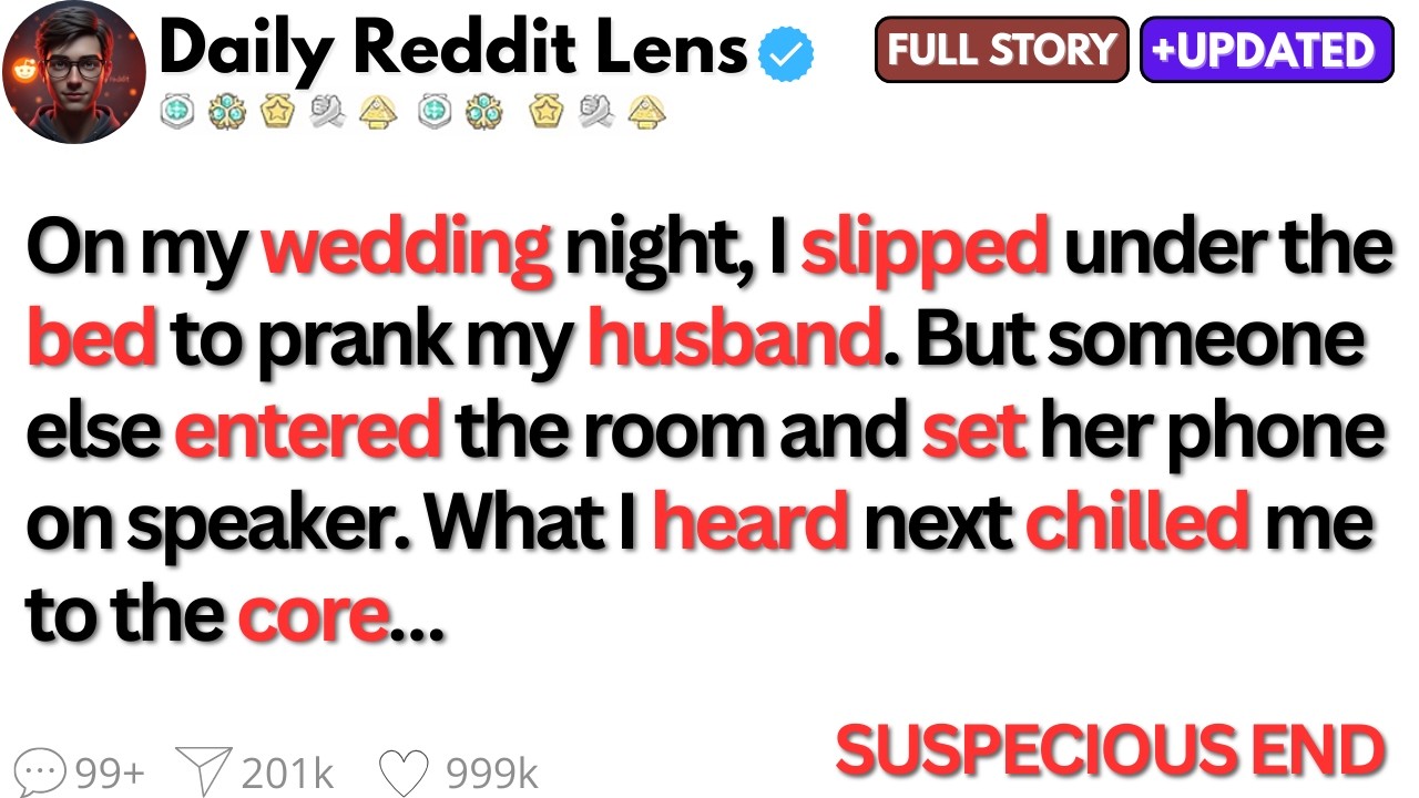 On My Wedding Night I Hid Beneath The Bed To Prank My Husband But Someone Unexpected Walked Into...