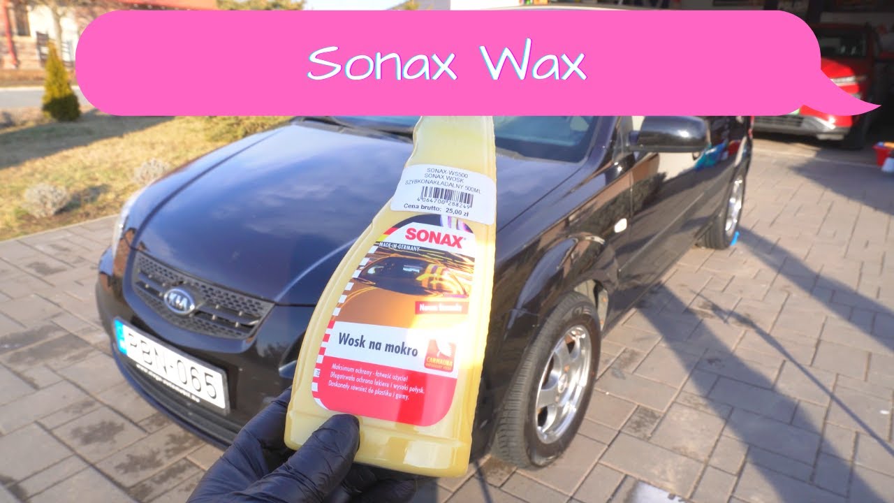 Sonax High Speed Wax test