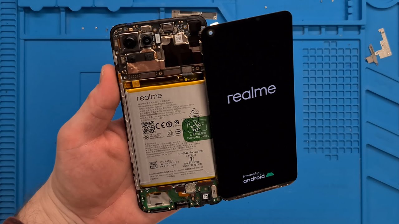 🔧Замена только стекла на Realme 8 Pro 4K😎