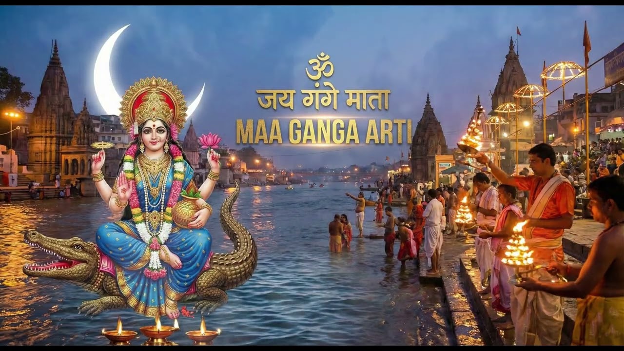 Om Jai Gange Mata Aarti | ॐ जय गंगे माता | Ganga Aarti Song | Maa Ganga Bhajan