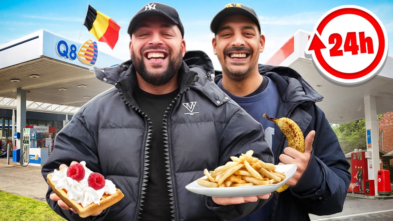 1 Dag Overleven Op Belgische Tankstations🇧🇪