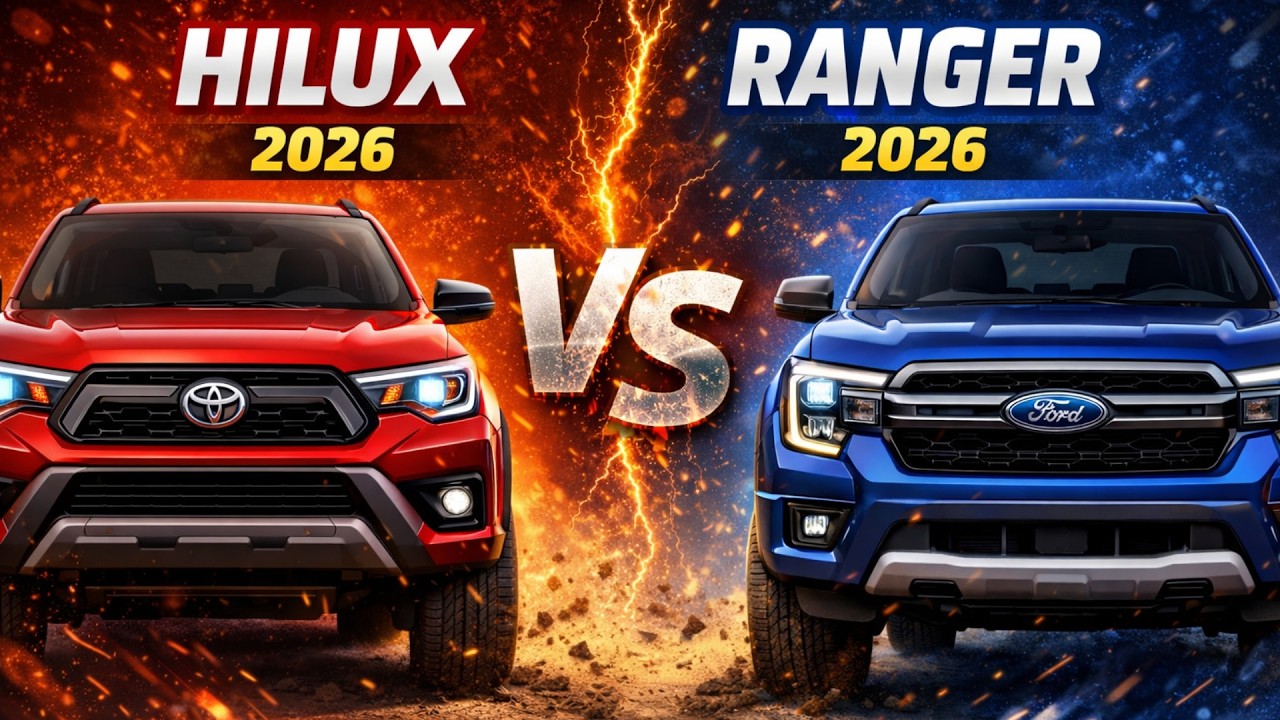 Ford Ranger Limited vs Toyota Hilux 2026: Qual Picape Vence o Comparativo?