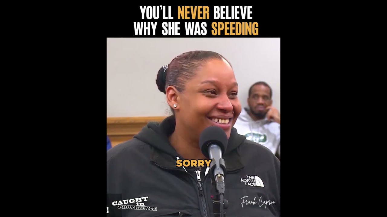 You'll Never Believe Why She Was Speeding!