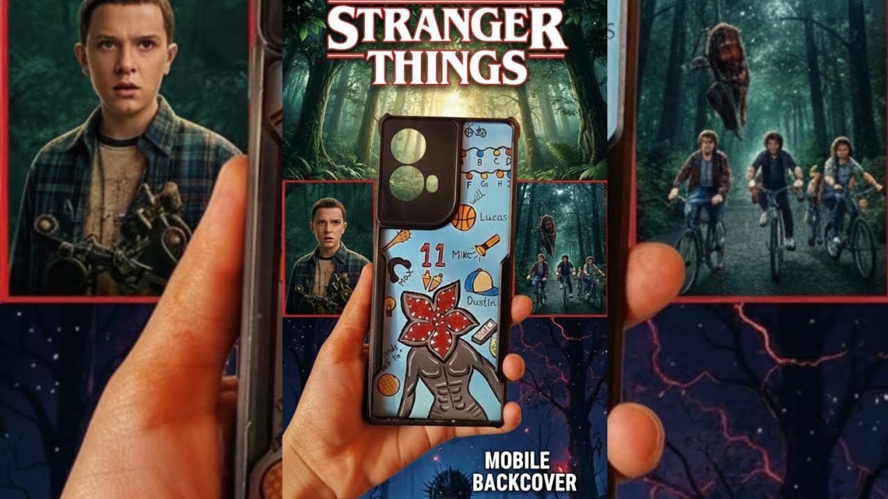 Stranger Things backcover full tutorial 