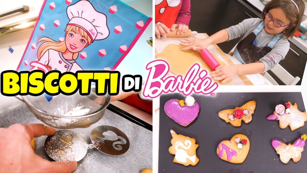 I BISCOTTI DI BARBIE: la Ricetta con Calza della Befana a Sorpresa