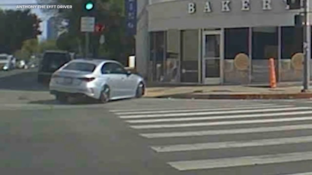 Video shows car slamming into 99 Ranch Market in Westwood