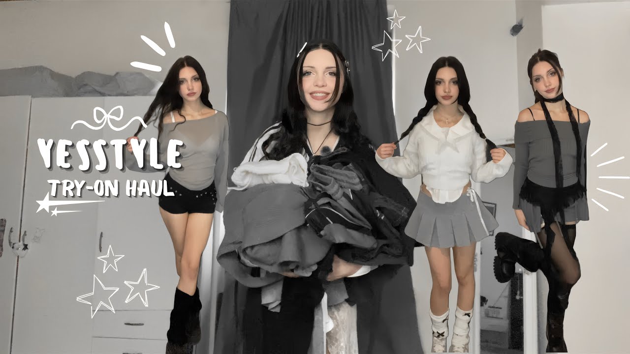 300$ YESSTYLE HAUL 🤍🎧 building my dream guardrobe, pinterest aesthetic, acubi fashion&hellip;