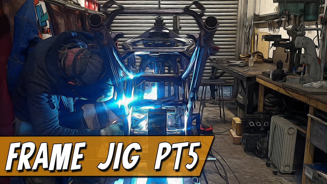 Making a frame jig Pt5 - Suzuki Bandit Cafe Racer - ASBO Project
