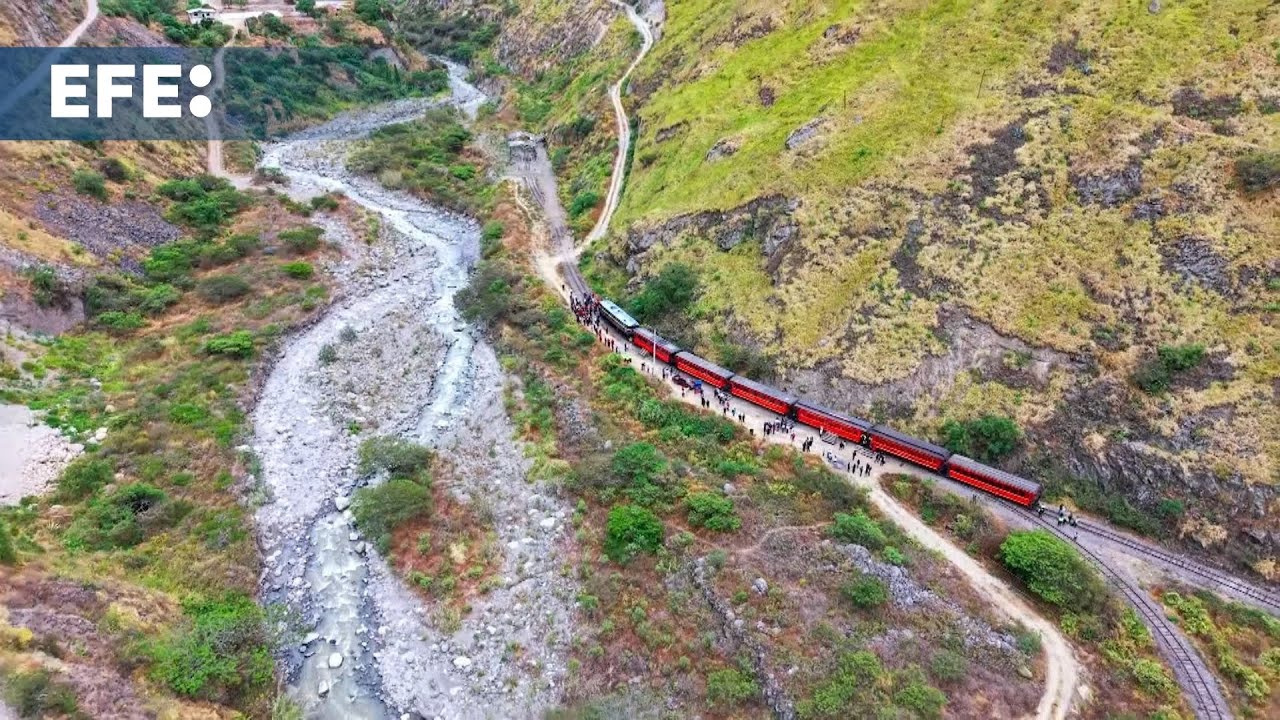 La icónica ruta ferroviaria de la Nariz del Diablo es reinaugurada en Ecuador