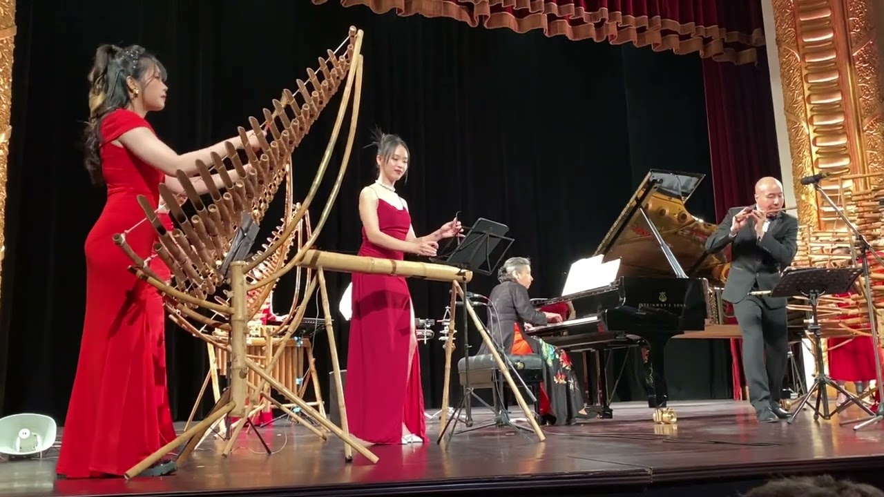 Pianist Mirian Conti and Suc Song Moi Bamboo Ensemble - Mission Impossible