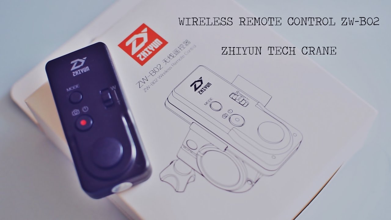 Review and features new Zhiyun Wireless remote control ZW B02 from Italy