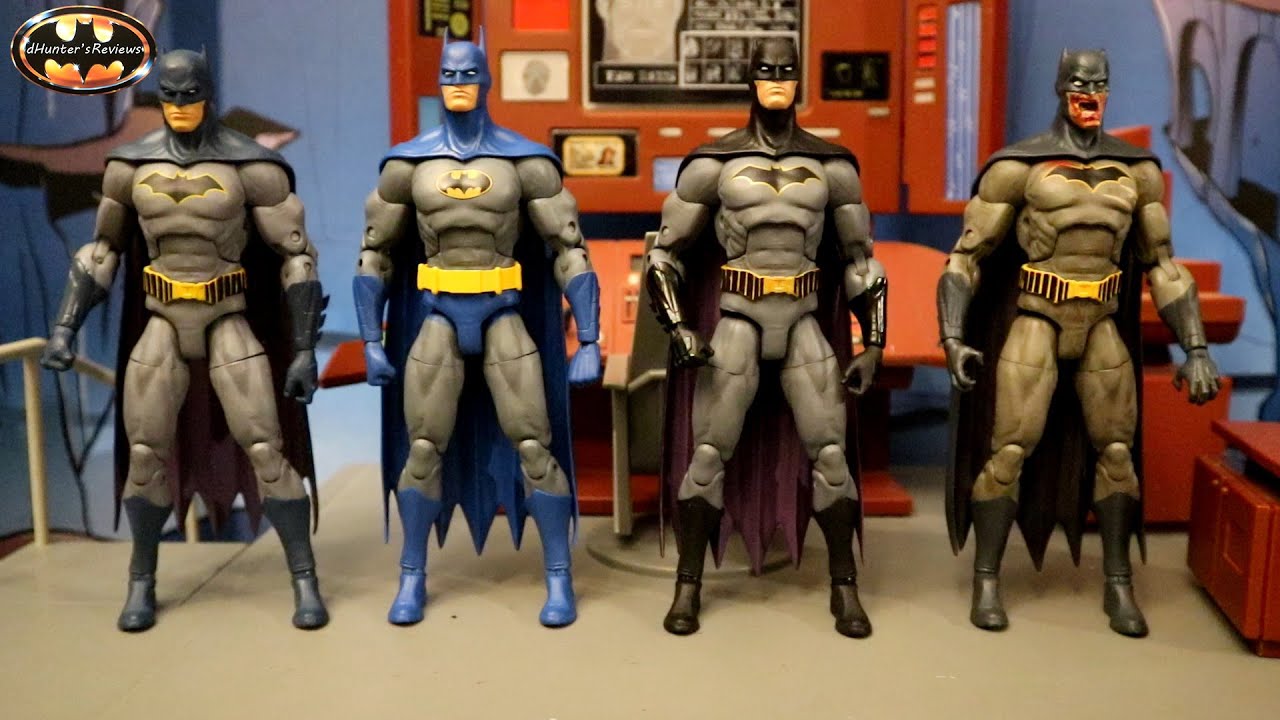 DC Direct DC Essentials Rebirth Batman Version 2 Action Figure Review & Comparison