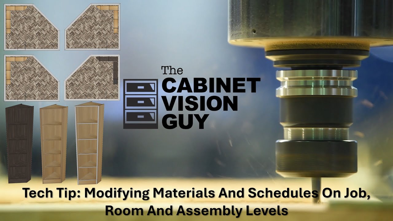 TECH TIP: Modifying Materials And Schedules On Job, Room And Assembly Level