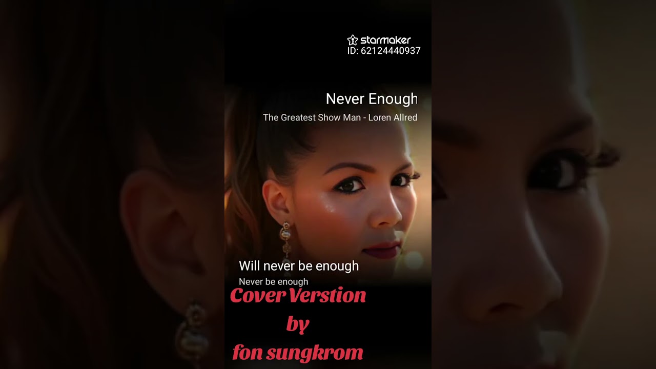 Never Enough,,Cover Verstion