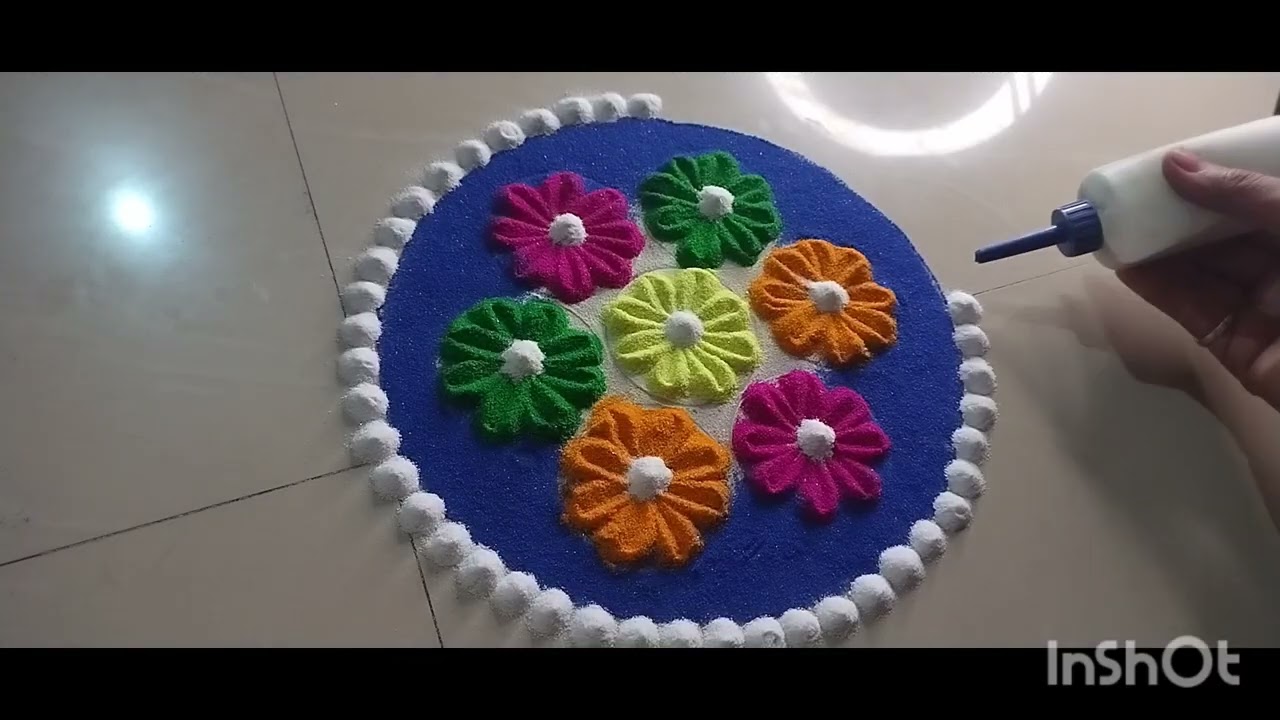Rangoli Design For Diwali | Laxmi Pujan Rangoli | Diwali Rangoli Designs Easy #diwali 
