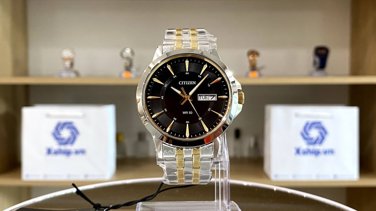 Xship.vn: Highlights | Citizen Quartz Black Dial Men Watch BF2018-52E