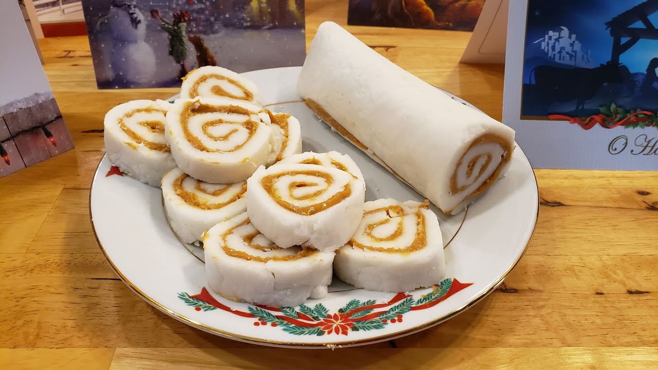 Potato Candy -Easy Peanut Butter Pinwheels - 3 Ingredient - Depression Recipe- The Hillbilly Kitchen