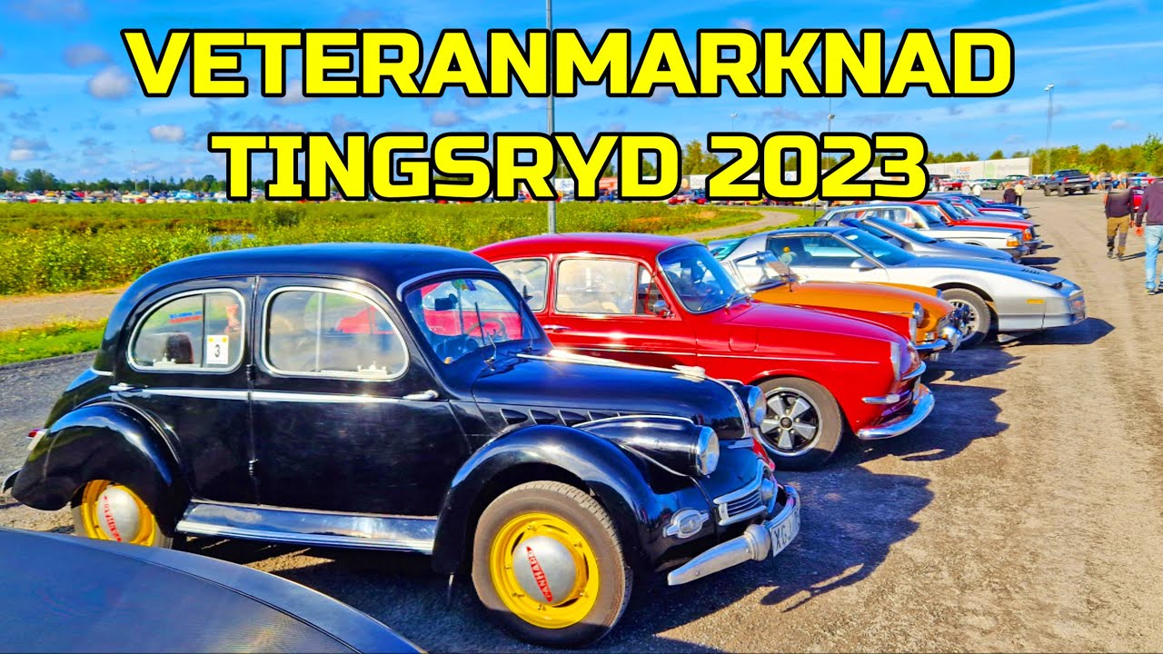 Hittar vi nåt till BlåmESen? Eller Vaniljsåsen? Åker på veteranmarknad o träff på Tingsryds travbana