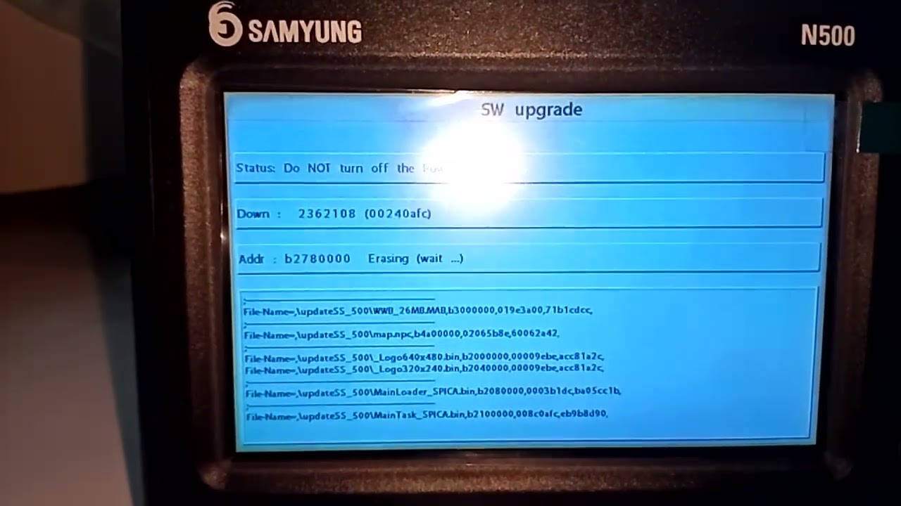 samyung N500 update Map