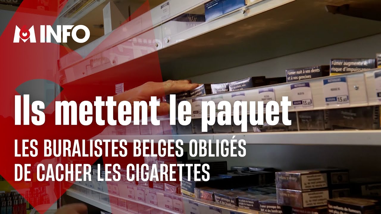 En Belgique, les buralistes sont obligés de cacher les cigarettes