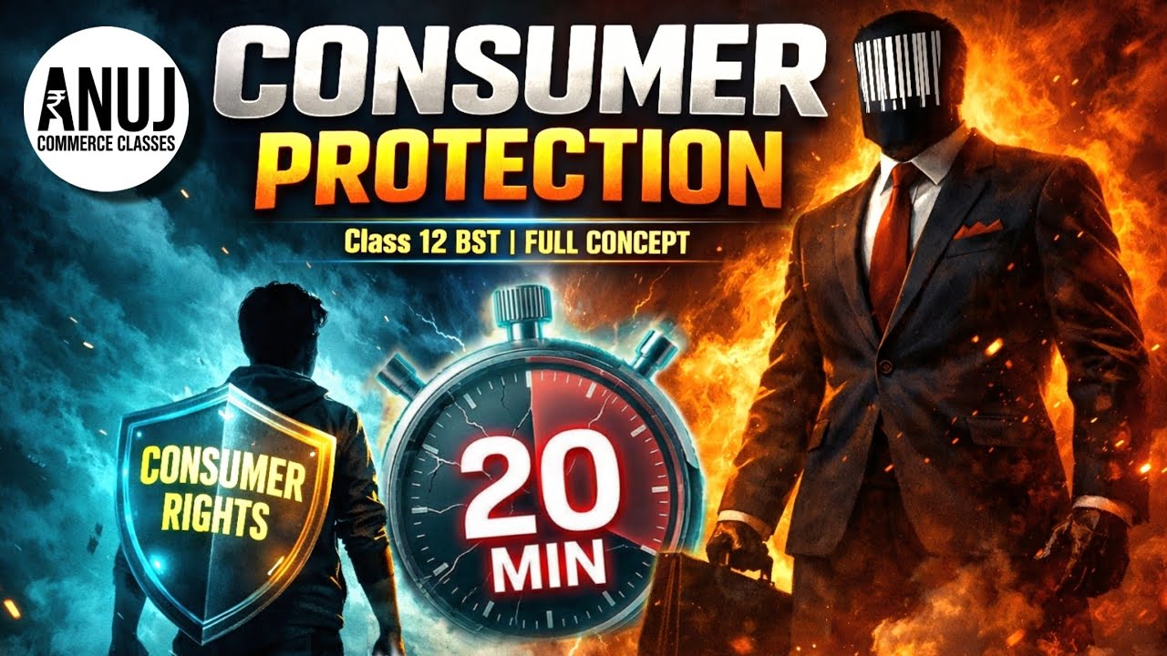 Class 12 Business Studies: CONSUMER PROTECTION FULL REVISION One Shot 🎯 