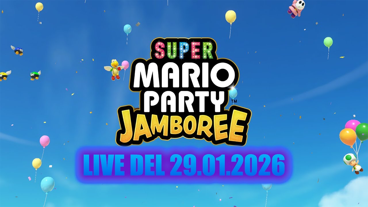 Giovace LIVE 🎮 | Gaming ITA- SUPER MARIO PARTY  JAMBOREE - LIVE DEL 29.01.2026