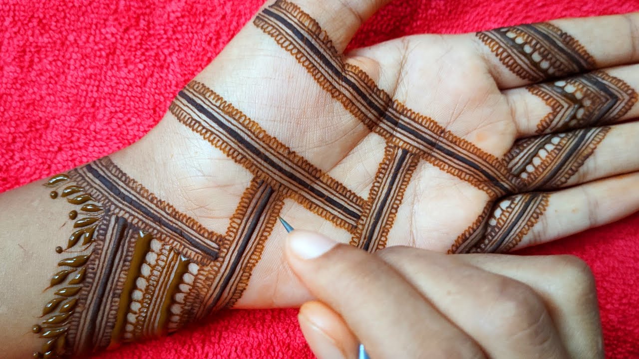 Very Beautiful Latest Henna Mehndi Design For Front Hand || Thouseens Henna