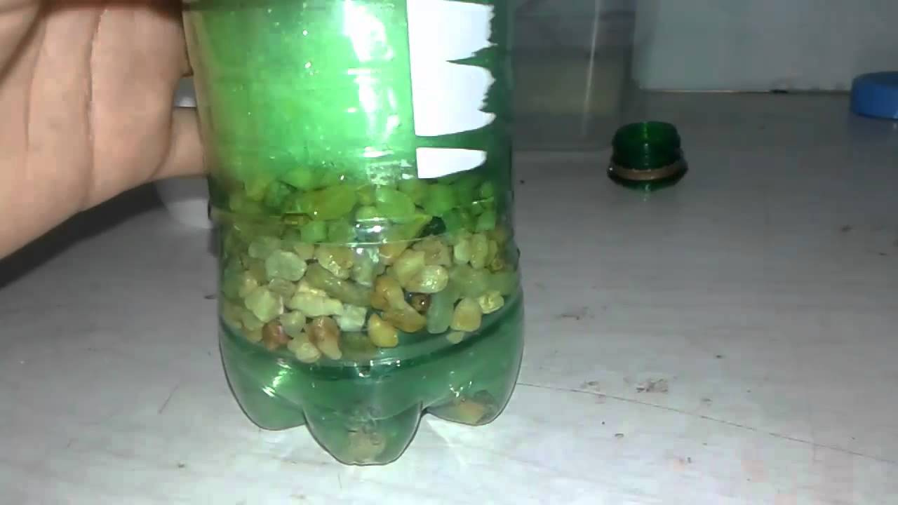 filtro para acuario casero