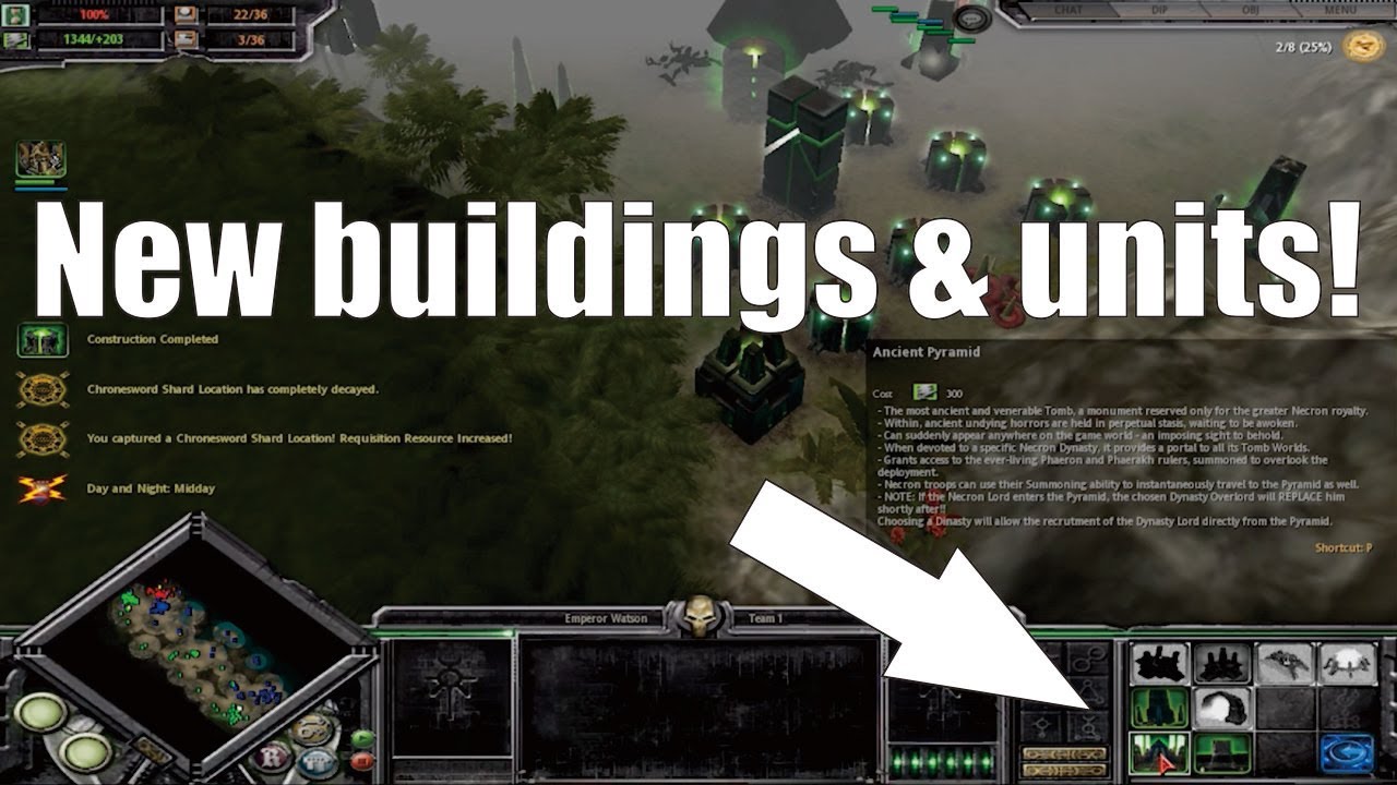 Unification Mod 7.0 + Unification Expanded Necron 7.0 || Necrons vs Eldar