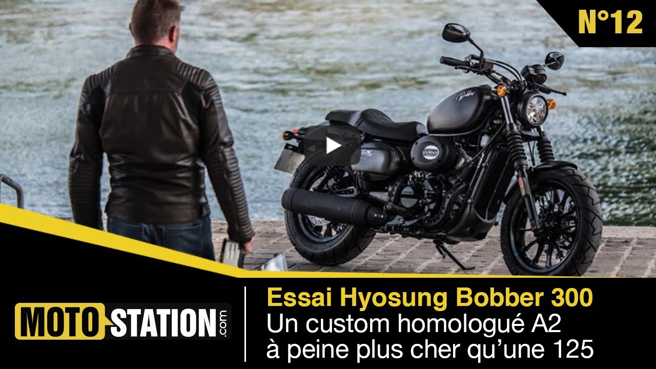 Essai Hyosung Bobber 300 : un custom homologué A2 à peine plus cher qu'une 125 !