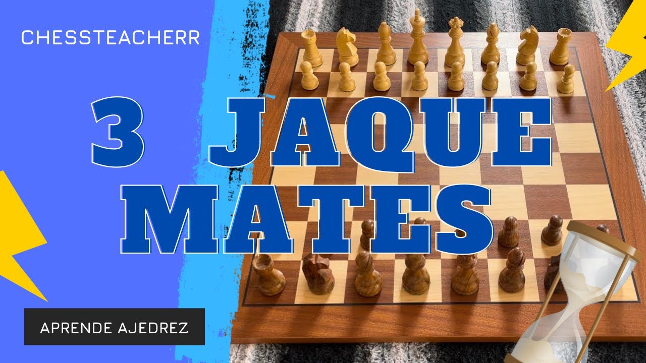 Los 3 JAQUE MATES m&aacute;s R&Aacute;PIDOS del AJEDREZ! 😱⚡️