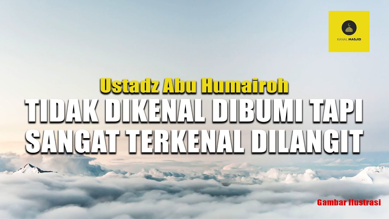 BANYAK PELAJARAN DARI SEORANG TABIIN YANG SANGAT MULIA - USTADZ ABU HUMAIROH