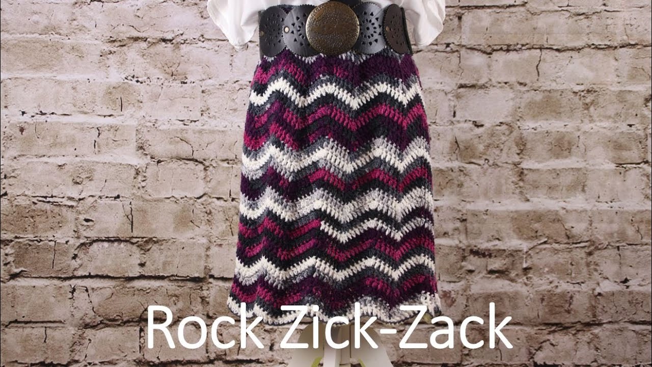 Einfacher Rock Zick-Zack