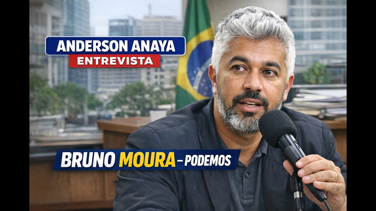 Anderson Anaya Entrevista: Bruno Moura, Vereador de São José do Rio Preto pelo Podemos. Parte 1.