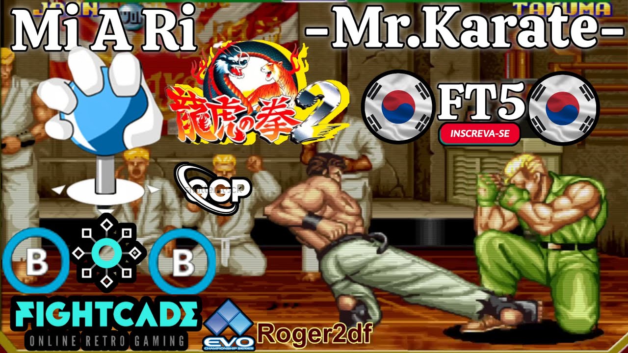 Art of Fighting 2.🔴✅RANK((B)) Mi A Ri🆚-Mr.Karate-((B))-FT5-Fightcade2🕹️ONLINE▶️LUTA✅TOP!!💥CLASSICO🟢