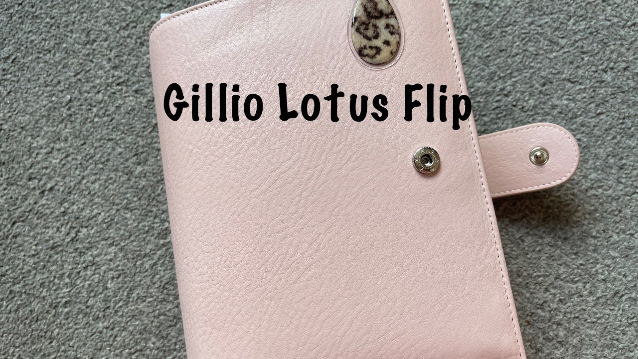 Gillio Lotus Medium XL Flip / Pink Planner Girl // June 2021