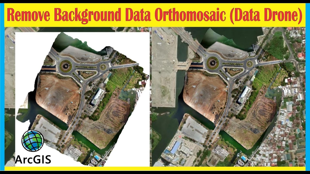 Menghilangkan Background Putih Data Orthomosaic Di ArcGIS (Data Hasil Akuisisi Drone Mapping)